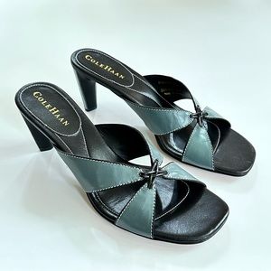 Cole Han woman size 7AA heeled slide sandal